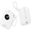 Powerton Energy White Edition Powerbank 10000mAh, 2x USB-C, 22.5W, Insulated cables, White - (WPAN31-1)