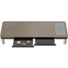 Powerton Ergo Doky Holder Under The Monitor With Docking Station And wireles, Grey + Dark Wood decor, Ergo - (WPEMS6-DOCK)