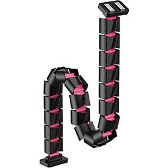 Powerton Ergo Ganso Pro Cable organizer, black-Pink - (WPECM6B)