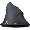 Powerton Ergo Shark Mouse wireless, black, 1600DPi - (WPM11E)