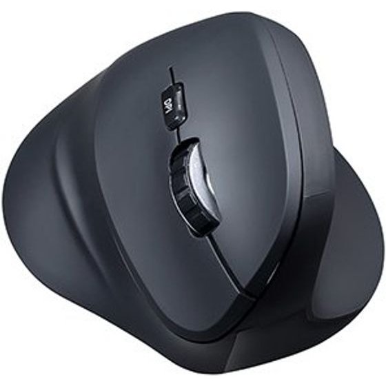 Powerton Ergo Shark Mouse wireless, black, 1600DPi - (WPM11E)