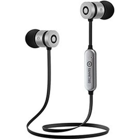 Powerton Life Arivo Wireless Bluetooth headset, Black And Silver - (W2)
