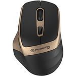 Powerton Life Flixo Mouse wireless, black-gold, 1600DPi - (WPM10GL)