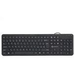 Powerton Life Slim Keyboard Wire (USB) CZ/SK, Black - (WPK102B CZ/SK)