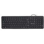 Powerton Life Slim Keyboard Wire (USB) US, Black - (WPK102B US)