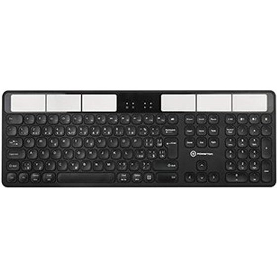 Powerton Life Solarslim Solar Keyboard Wireless CZ/SK, Black - (WPKBSS-B CZSK)