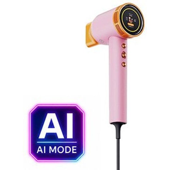 Powerton Smart Ionai Plasma Hair Dryer With Ionization And AI, Pink - (WPHD1P)