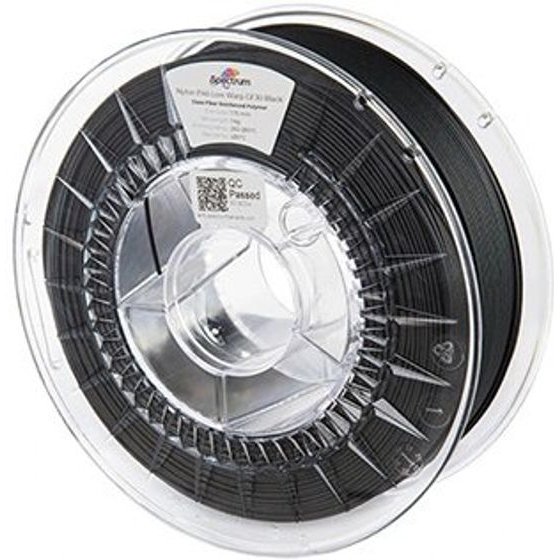 Spectrum Filament PA6 Low Warp GF30 1000g, Black - (80741)