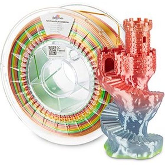 Spectrum Filament Pla Silk Rainbow 1000g, Fusion - (81016)