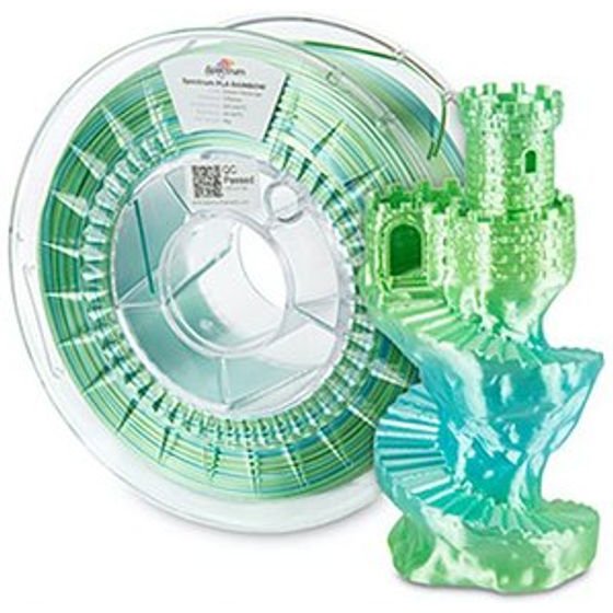 Spectrum Filament Pla Silk Rainbow 1000g, Ocean Melange - (81018)