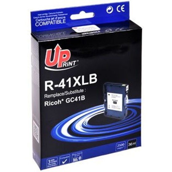 UPrint Compatible Gel Filling With 405761, black, 2500p, Eol - (R-41XLB)