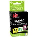 UPrint Compatible Ink With 3YM63AE, Hp 305XL, Tri-colour, 350p, High Yield - (H-305XLCL)