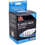 UPrint Compatible Ink With C13T05H64010, 405XL, CMYK, 4x1100p, 1x25 + 3x19ml - (E-405XLUPP4)