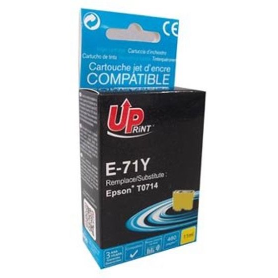 UPrint Compatible Ink With C13T07144021, yellow, 10ml - (E-71Y)