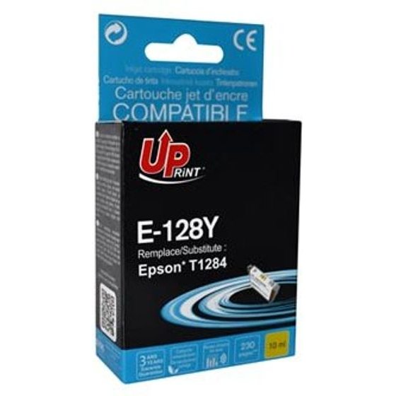 UPrint Compatible Ink With C13T12844011, yellow, 230p, 5ml - (E-128YE)