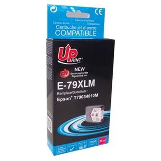 UPrint Compatible Ink With C13T79034010, 79XL, XL, magenta, 2000p, 25ml, 1pCs - (E-79XLM)