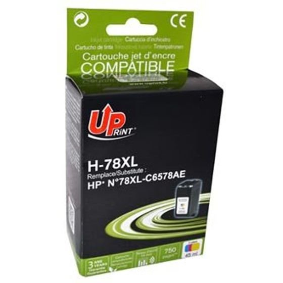 UPrint Compatible Ink With C6578AE, Hp 78, color, 45ml - (H-78CL)