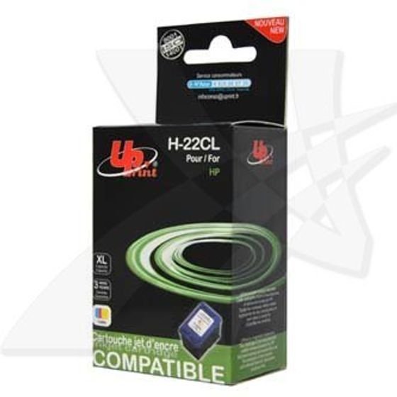 UPrint Compatible Ink With C9352AE, Hp 22, color, 18ml - (H-22CL)