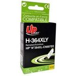 UPrint Compatible Ink With CB325EE, CN687EE, Hp 364XL, yellow, 12ml, With Chip - (H-364XLY)
