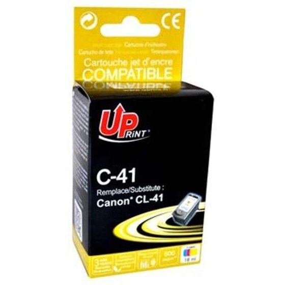 UPrint Compatible Ink With CL41, color, 500p, 18ml - (C-41CL)