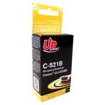 UPrint Compatible Ink With CLI521BK, black, 10ml, With Chip - (C-521B)