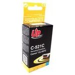 UPrint Compatible Ink With CLI521C, cyan, 450p, 10ml, With Chip - (C-521C)