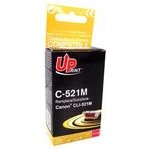 UPrint Compatible Ink With CLI521M, magenta, 450p, 10ml, With Chip - (C-521M)
