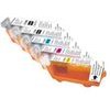 UPrint Compatible Ink With CLI526, 2xblack/1xcyan/1xmagenta/1xyellow, With Chip - (C-525/526 PACK)