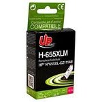 UPrint Compatible Ink With CZ111AE, Hp 655, magenta, 750p, 12ml - (H-655XLM)
