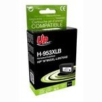 UPrint Compatible Ink With L0S70AE, Hp 953XL, black, 2200p, 50ml, High Capacity - (H-953XLB)
