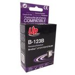 UPrint Compatible Ink With LC-123BK, black, 600p, 17ml - (B-123B)