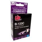 UPrint Compatible Ink With LC-123C, cyan, 600p, 10ml - (B-123C)