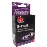 UPrint Compatible Ink With LC-123M, magenta, 600p, 10ml - (B-123M)