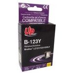 UPrint Compatible Ink With LC-123Y, yellow, 600p, 10ml - (B-123Y)