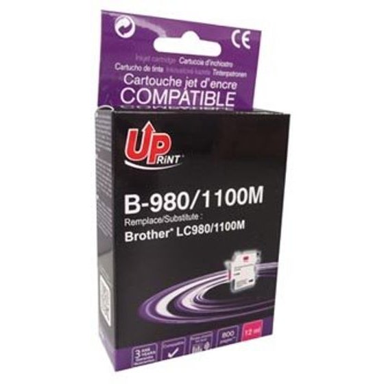 UPrint Compatible Ink With LC-980M, magenta, 12ml - (B-980M)