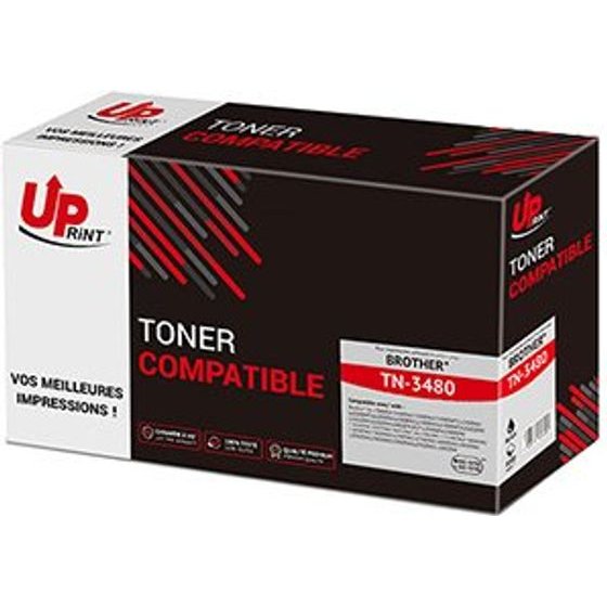 UPrint Compatible Toner With Brother TN3480, TN3430, black, 8000p - (B.3480)