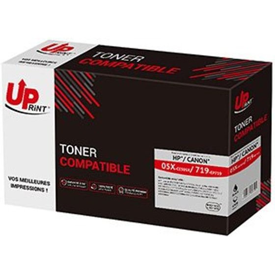 UPrint Compatible Toner With Hp CE505X, Canon CRG719H, black, 6500p, High Capacity - (H.05X)