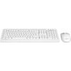 A4TEch FG1012 Keyboard Set Wireless CZ, White With Wireless Optical mouse, AA, classic, 2.4 [Ghz] - (FG1012-WH)