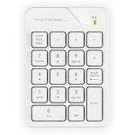 A4TEch Fstyler FGK21C Numeric Keyboard Wireless White - (FGK21C-WH)