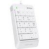 A4TEch Fstyler FK13P Numeric Keyboard Wire (USB) White - (FK13PW)