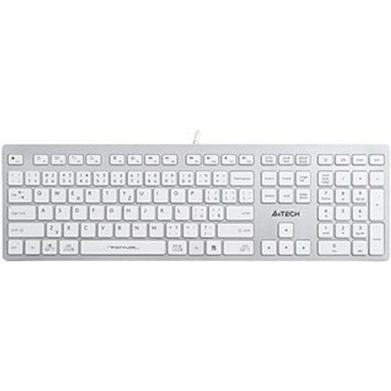 A4TEch FX50 Keyboard Wire (USB) CZ, White - (FX50-WH)