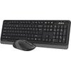 A4TEch Wireless Keyboard And Mouse Set CZ/US, Black - (FG1010_B)