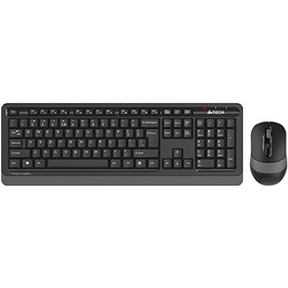 A4TEch Wireless Keyboard And Mouse Set CZ/US, Black - (FG1010_B)