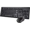 A4TEch Wireless Keyboard And V-Track Optical Mouse Set CZ/US, Black - (4200N)