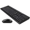 A4TEch Wireless Keyboard And V-Track Optical Mouse Set CZ/US, Black - (4200N)