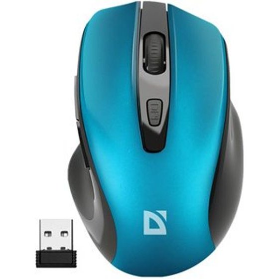 Defender Prime MB-053 Mouse wireless, turquoise, 1600DPi - (52054)