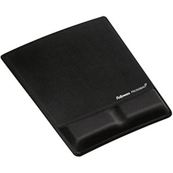 Fellowes Health-V Mouse And Wrist Pad foam, Black - (9181201)