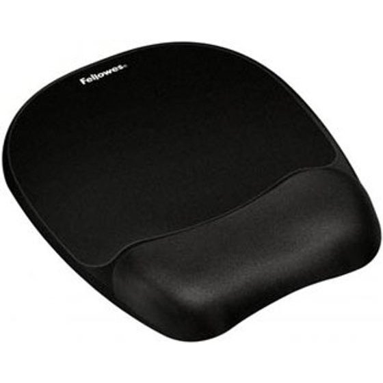 Fellowes Mouse And Wrist Pad foam, Black - (9176501)