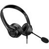 Genius HS-235U Ai Headphones With microphone, wire, Black - (31710036401)