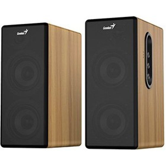 Genius Loudspeakers SP-HF1220BT, 2.0, 45W, Brown - black, Bluetooth - (31730059401)